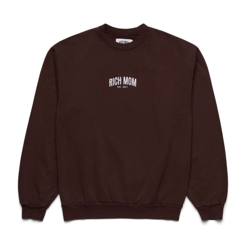 Rich Mom Brown Sweatshirt